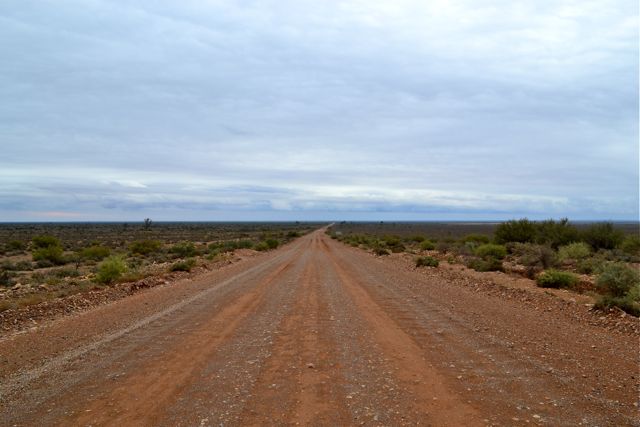 Follow the red dirt road ...